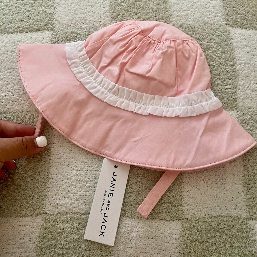 Janie and Jack Pink Floppy Hat